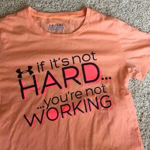 COPY - Under armor workout tee size medium